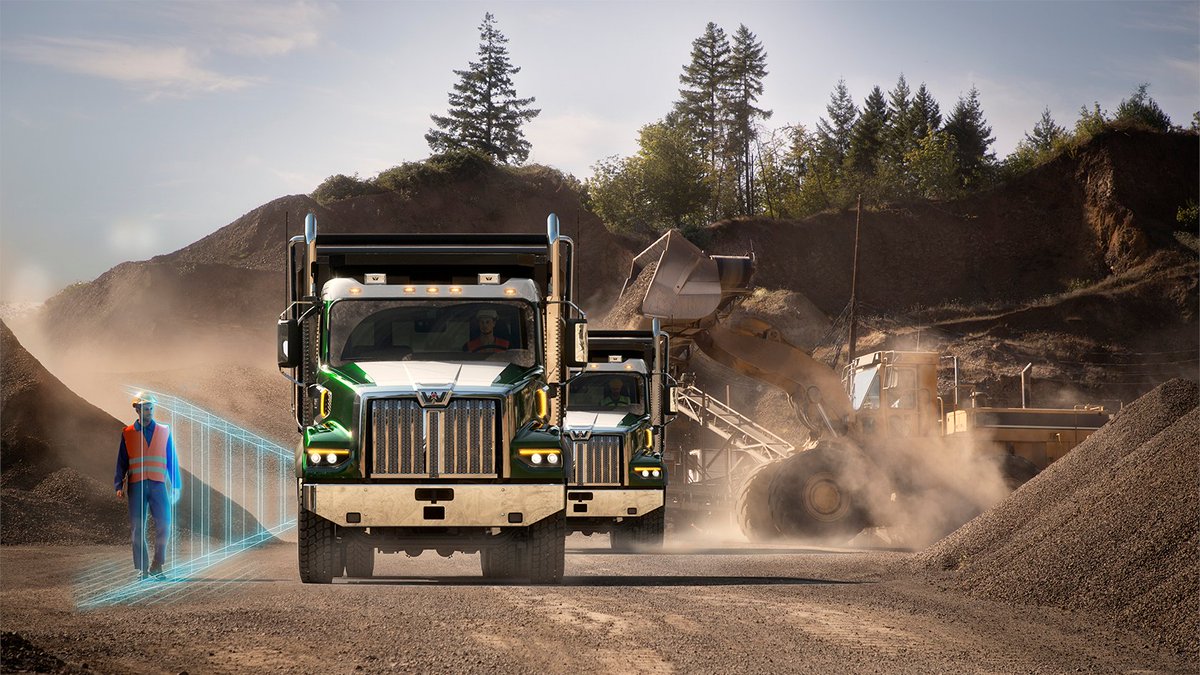 DemandDetroit's tweet photo. Take worksite safety to the next level with #SideGuardAssist in the @WstrnStarTrucks #49X. if a moving object or person is detected within the warning zone of the passenger side of the truck, the system will alert the operator.Learn more at: https://t.co/g6oPOeBUGt https://t.co/CU6mZOOSY4
