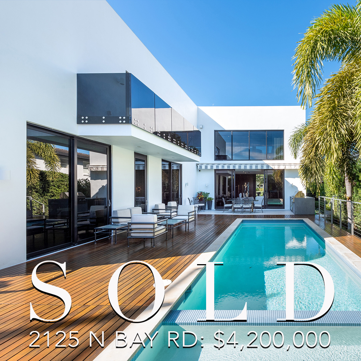 Sold this week 2 more #luxury #properties in #SouthFlorida #Modernhome, 2125  North Bay Road for full asking price of $4,200,000 and a spectacular #penthouse in #Hollywood - #SoldbyNelsonGonzalez #NelsonGonzalez 

Looking to #MoveToMiami 
Call us today at 305-674-4040