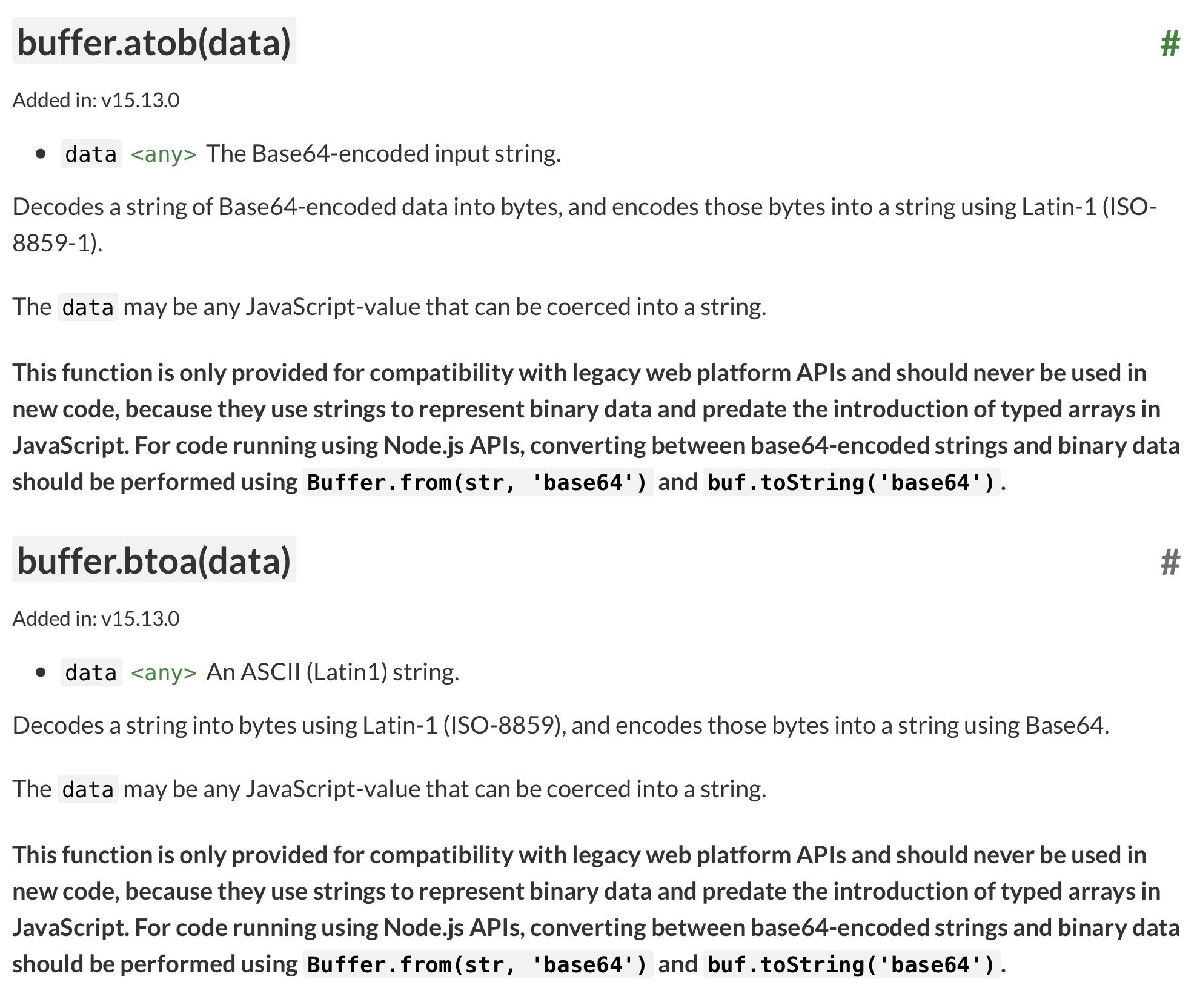Jane Manchun Wong Node V15 13 0 Adds Atob And Btoa In The Buffer Module For Base64 Encoding Decoding Finally Release Note T Co Pvqpscapte Docs T Co N0u0yvppzn Pull Request By Jasnell T Co J8womnhxnw