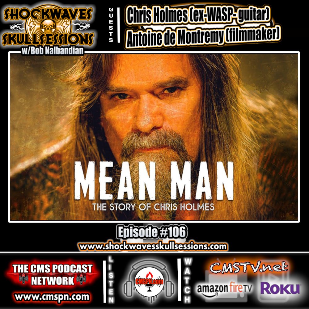 Cleopatra_Ent's tweet image. Latest @cmsrocks Shockwaves features former WASP guitarist #ChrisHolmes and film director #AntoinedeMontremy, who directed the new documentary ‘Mean Man’, along with host Bob Nalbandian

#podcast #waspband #heavymetal #classicrock #cleopatraentertainment

cmspn.com/podcast/ss-106…