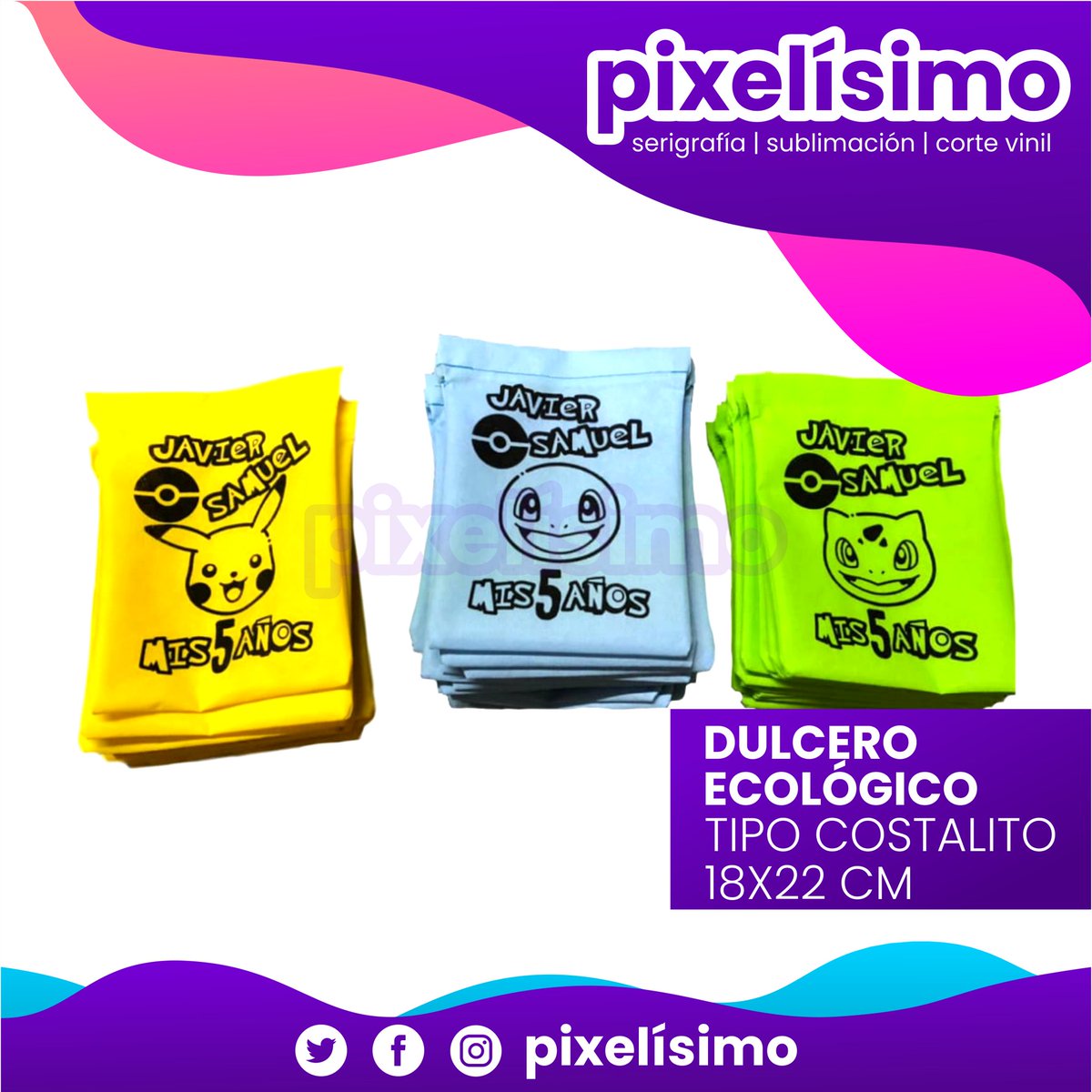 pixelisimo's tweet image. 🎉♦️En pixelísimo, contamos con una gran variedad de artículos para tu fiesta o negocio ♦️🎉

✔️ Dulceros ecológicos impresos en serigrafia, ideales para tu fiesta 😍

m.facebook.com/pixelisimo/

#Xalapa #pixelísimo #dulceros #dulcerosecológicos