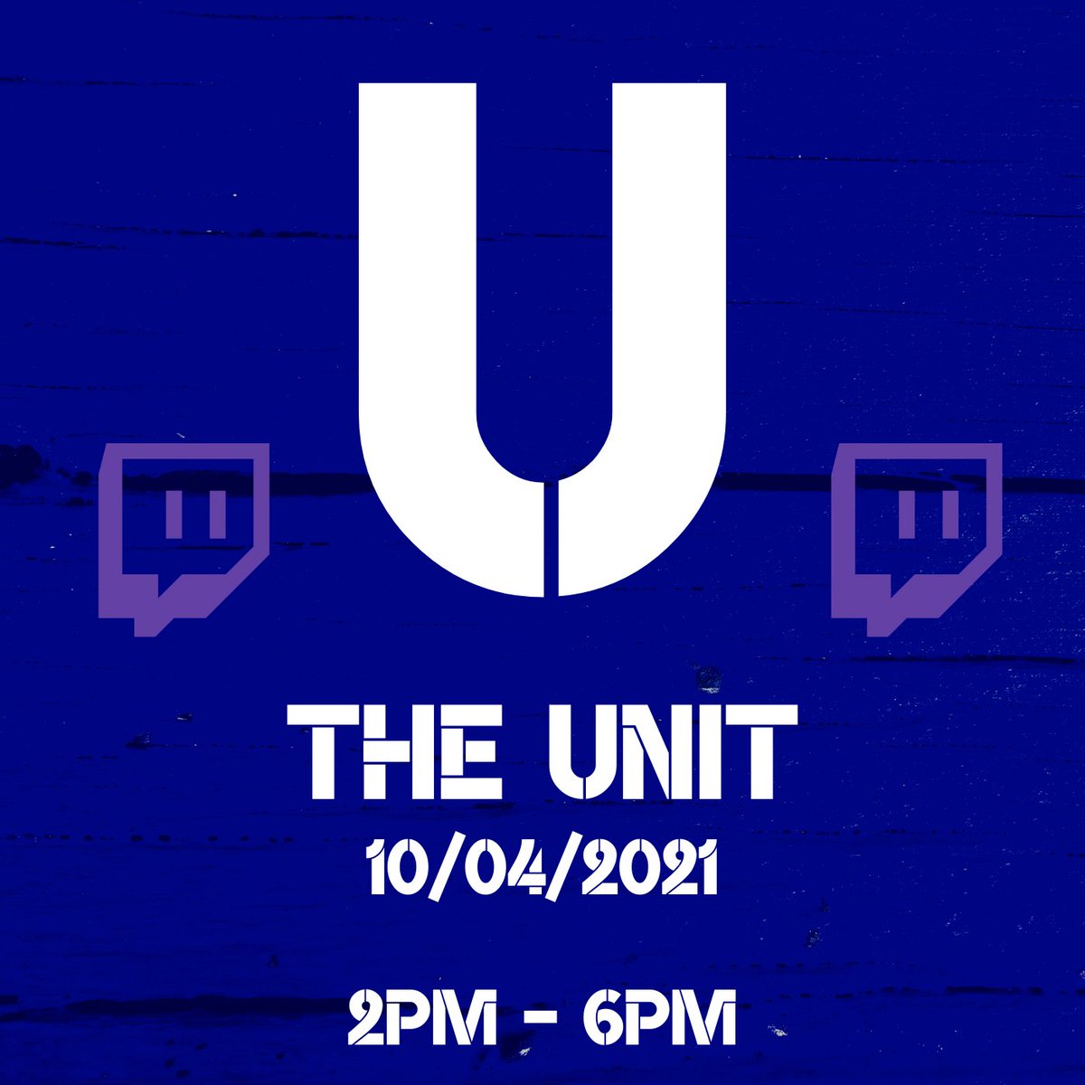 ANNOUNCEMENT:

THE UNIT IS BACK

DATE: 10/04/2021

TIME: 2PM - 6PM

ON TWITCH!!

Featuring myself, JT, <a href="/CalmStiege/">Calm Stiege</a> &amp; <a href="/TomWallyWalton/">Tom Walton</a>