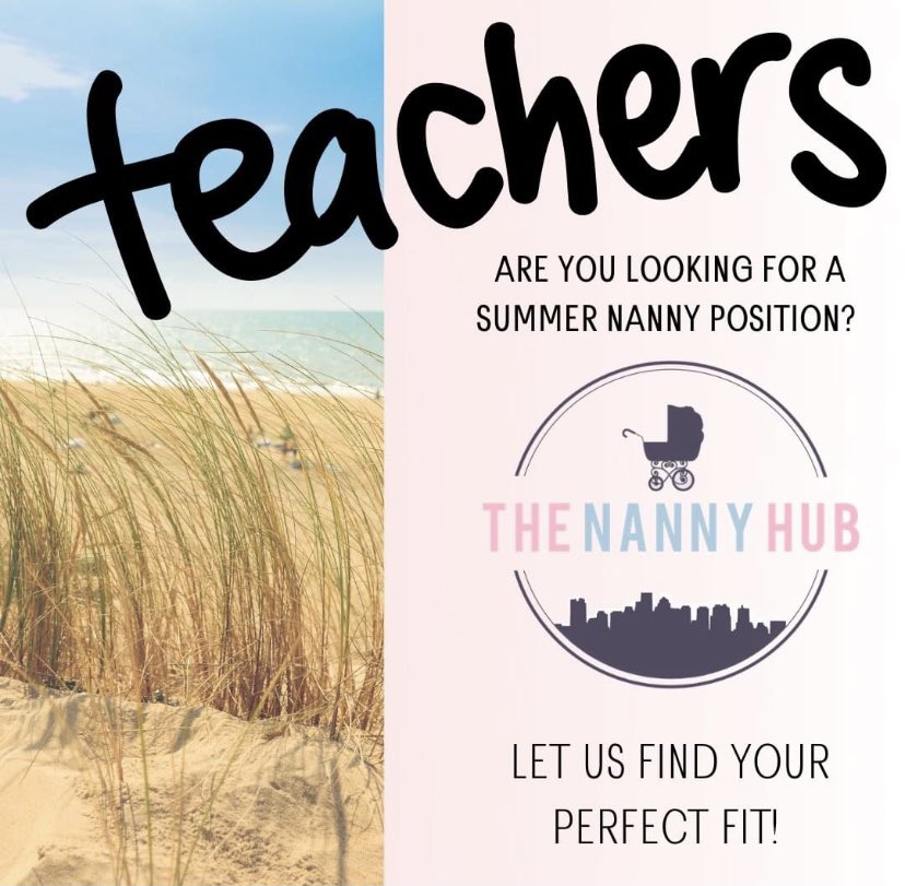 Now hiring for Summer Nannies!!