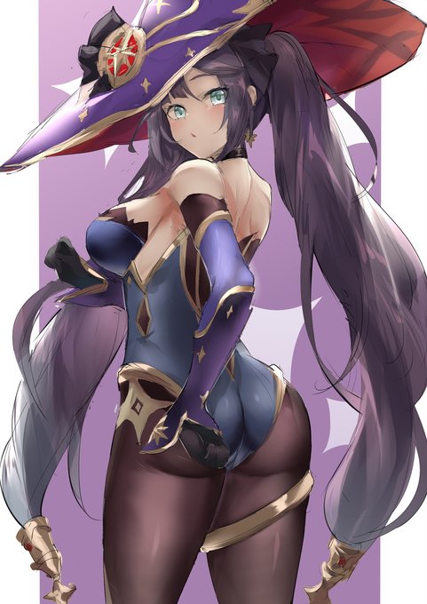 practice #原神 #モナ(原神) #巨乳 #お尻 #尻神様 #黒タイツ  