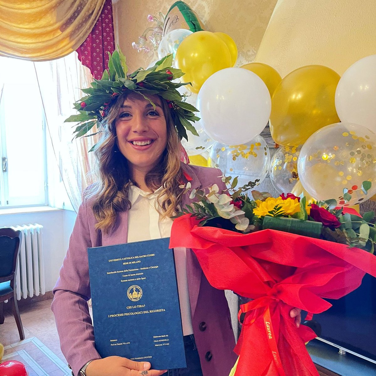 🎓 | DOTTORESSE

Congratulazioni a <a href="/PandiniMarta/">Marta Pandini</a> e @GloriaMarinell4, che oggi si sono laureate in Scienze motorie e dello Sport 👏