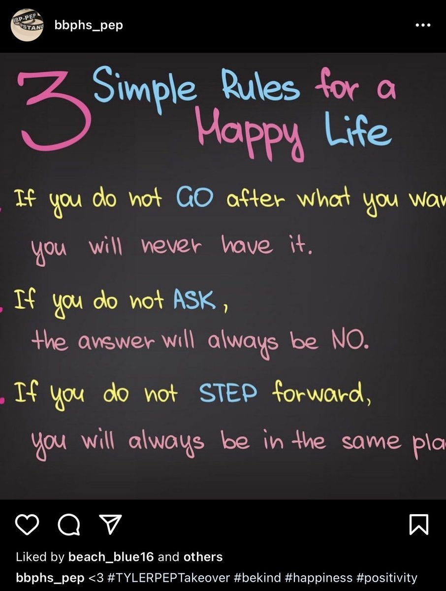 bbphs_pep's tweet photo. #BBPHSPEP #TylerTakerOver #BBPPEPStudentSocialMediaTakeover #Positivity #ThisIsBBP @BBPSchools @BBPHSPrincipal https://t.co/I5u3rTloV9