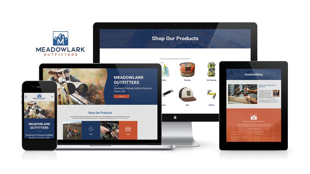 Lift_Division's tweet image. We&apos;ve got another #DevDrop for you. We were happy to work with Meadowlark Outfitters, a new business in Fulton, on their website and logo design: bit.ly/3tfBmNY #imaginedeveloplift  #smallbusiness #liftdivision