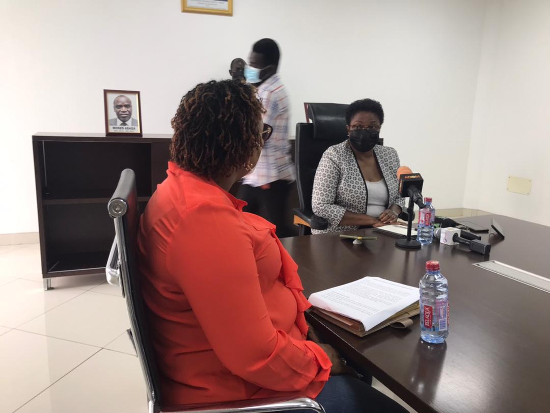 NPAGhana's tweet photo. Fisheries&Agric Min. Hawa Koomson (Hon.) 2day paid a working visit to the Authority, to understand our work & how to ensure harmony in the #premixfuel distribution network. @bftghana @CitiBizNews @Joy997FM @oilgasghana @moigovgh @Viviankailokko @Starr1035Fm https://t.co/wI33aszzXl