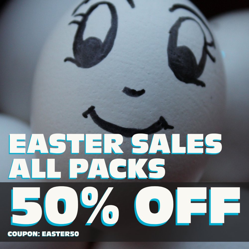 50% OFF on all packs during our Easter Sales!
Coupon: EASTER50
Check all packs here:audentity-rec.com