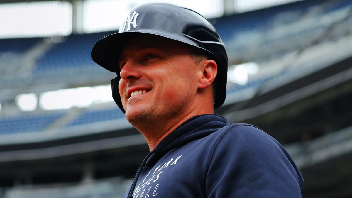 Yankees's tweet photo. Workout Wednesday. https://t.co/C6sX4AFh9L
