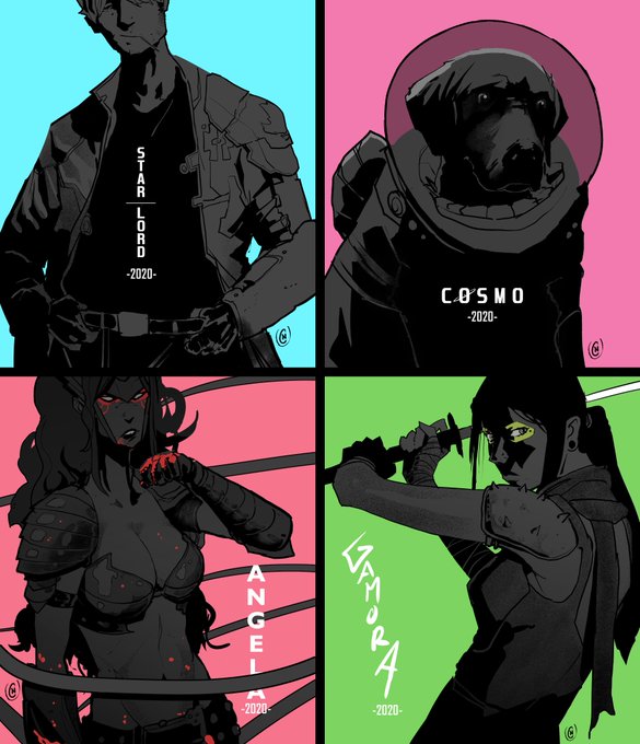 some GOTG inking practice set? 