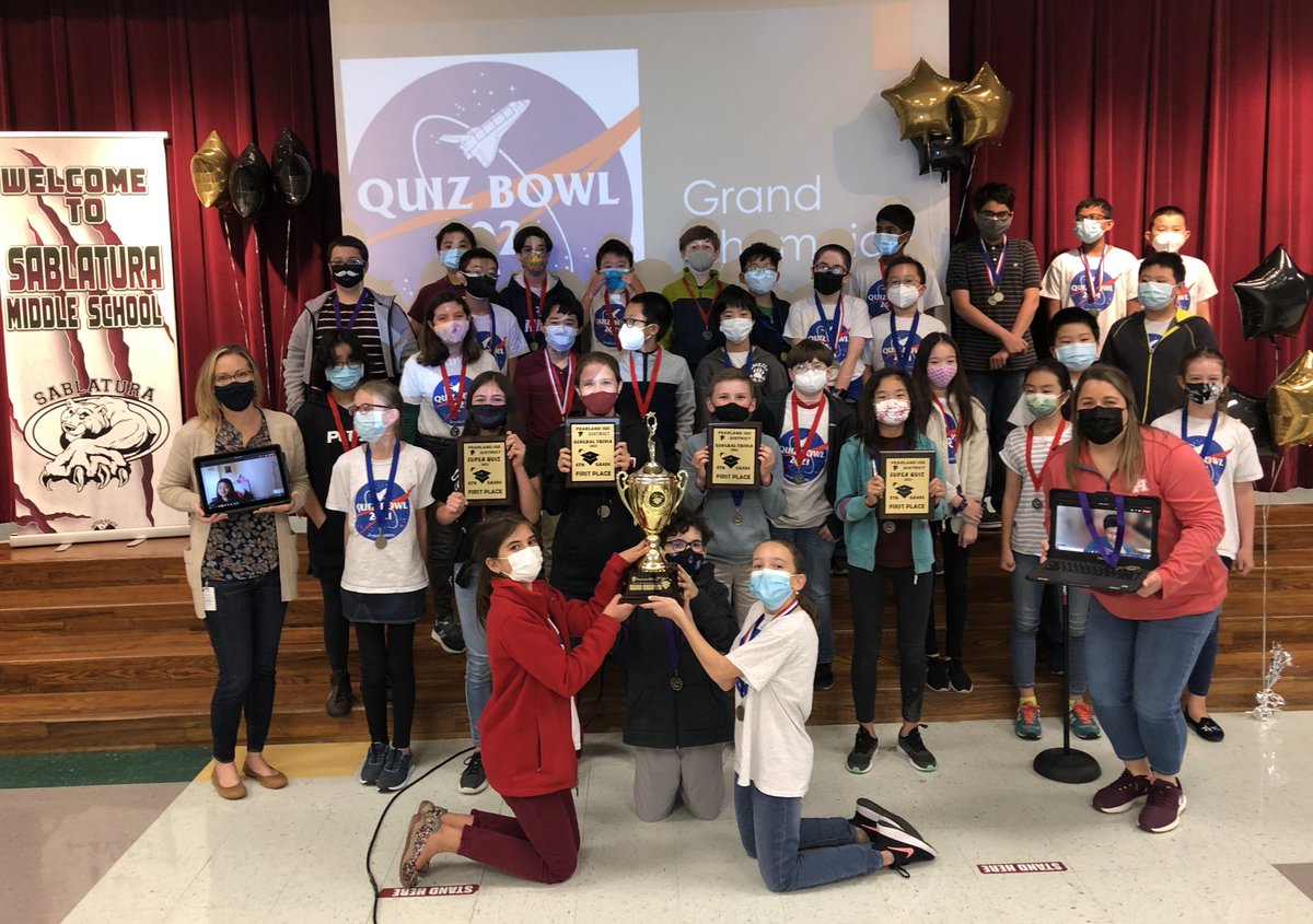 SabWestGTA's tweet photo. 2021 Quiz Bowl Champs!! 🏆🎉🧹#persistence #teamwork #sabthing https://t.co/mG6mykB1Ny