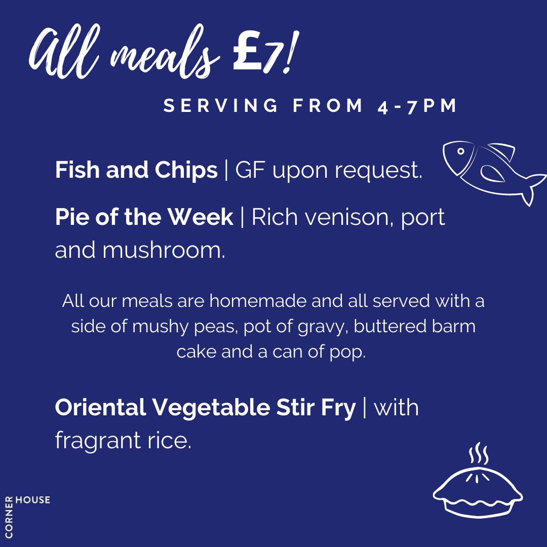 cornerhousew's tweet photo. 🌟FRIDAY 2nd APRIL MENU🌟

Served from 4-7pm | All meals £7

Order now on Facebook or give us a call Friday evening on 01257 451400☎️

#fishandchips #Friday #cornerhousewrightington https://t.co/HjRo7qgeXS