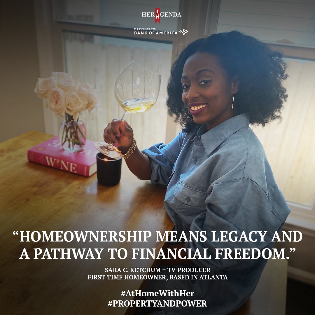 HerAgenda's tweet photo. We tapped five women from our community to share their thoughts on homeownership and advice for you to take with you as you start your journey. #AtHomeWithHer #PropertyandPower https://t.co/PdyTpk4efL

[Sponsored via @BankofAmerica] https://t.co/eIdUZnP4WR