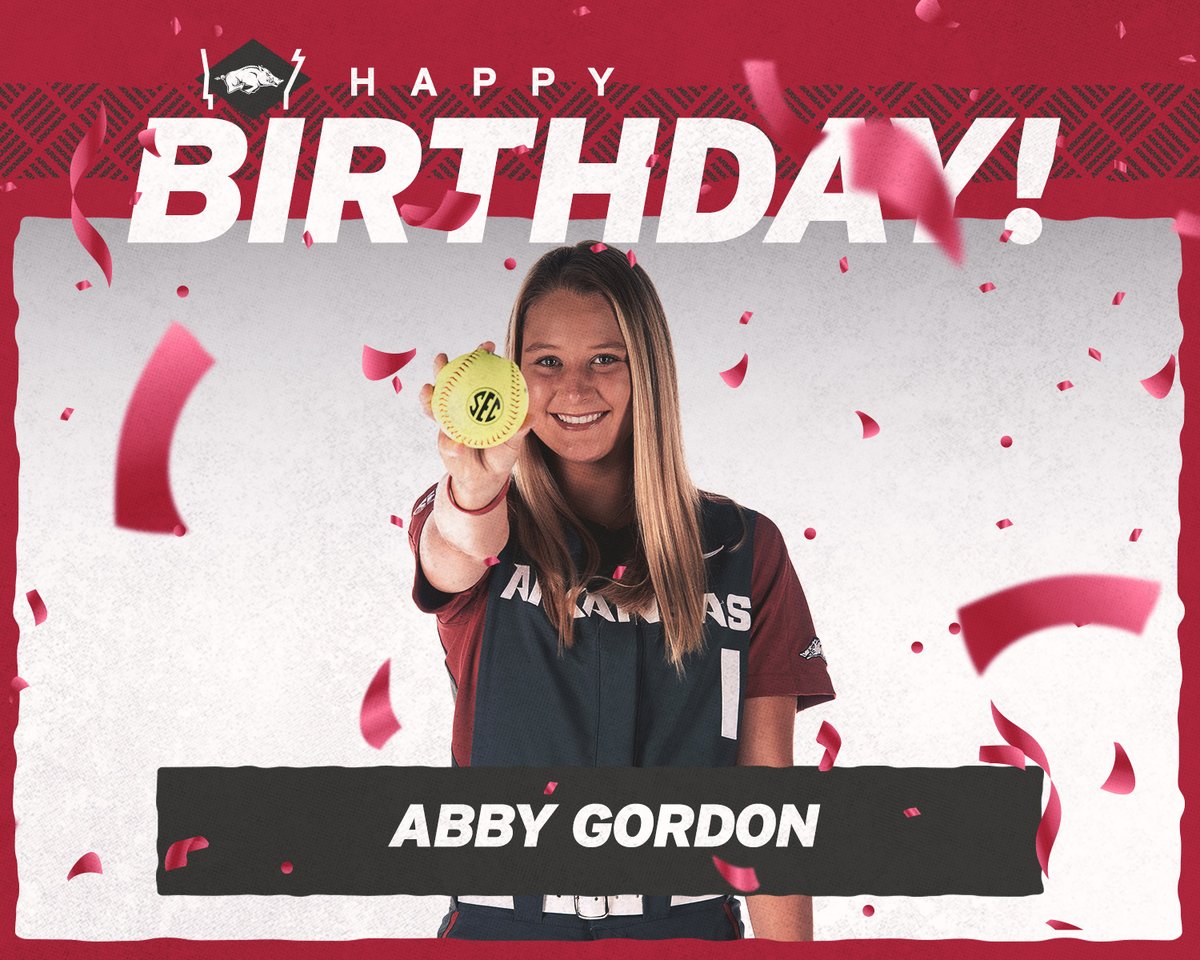 RazorbackSB's tweet image. Happy birthday to @AbbyGordon21! 🥳🎉

#WPS🐗