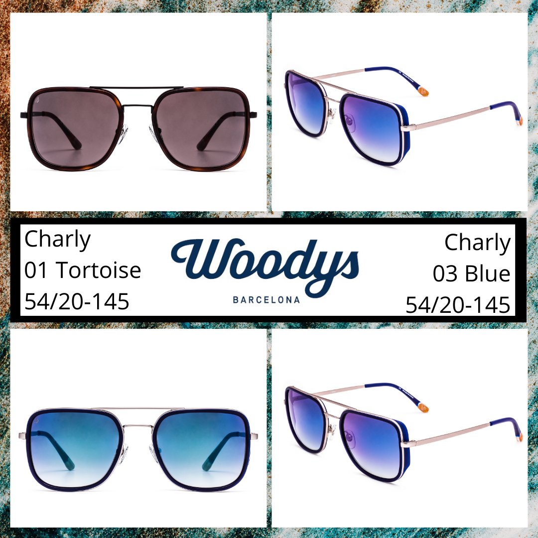 Time for a #WhichColourWednesday SUN EDITION! Do you prefer the Woodys Barcelona Charly in Blue or Tortoise? Limited stocks available- order it soon!  #WoodysCrush #WoodysCrushWednesday #WoodysBarcelona #WhichColour #Sunglasses #Blue #TortoiseShell #Wednesday #WednesdayWisdom