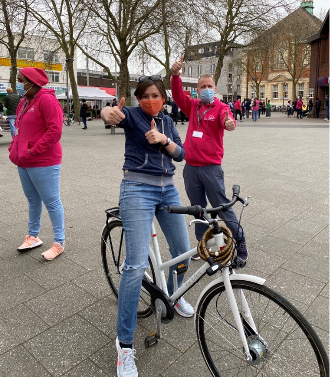 wfcouncil's tweet photo. What. A. Day. 

We vaccinated 3000 people today at Walthamstow Library!😲

Thank you to everyone who walked-in &amp; the amazing Drs, NHS staff + volunteers who made it possible💙

It's back to appointments from tomorrow but we'll let you know about the next walk-in👍

#StaySafeWF https://t.co/gUpkark6u9