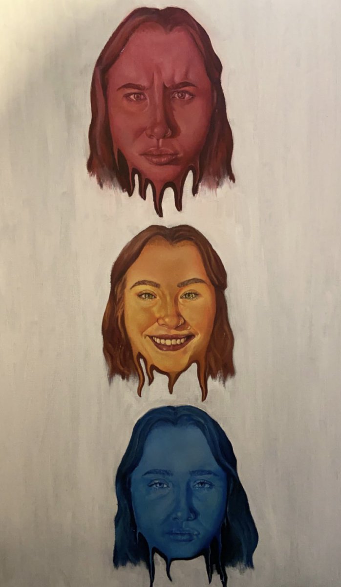 whatalifesmh's tweet photo. The artist 🧡                 The WIP🎨 https://t.co/nYbxZcobcb