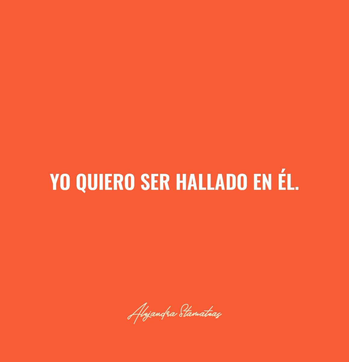 AlejandraStamat's tweet photo. “OÍRLO A ÉL” 🙌🏻
.
.
#AlejandraStamateas #Charlas #Martes #Jueves #Presencial #Online #Frases #Compartir #Edificar #Edificados https://t.co/ue7Dq0Vpwh