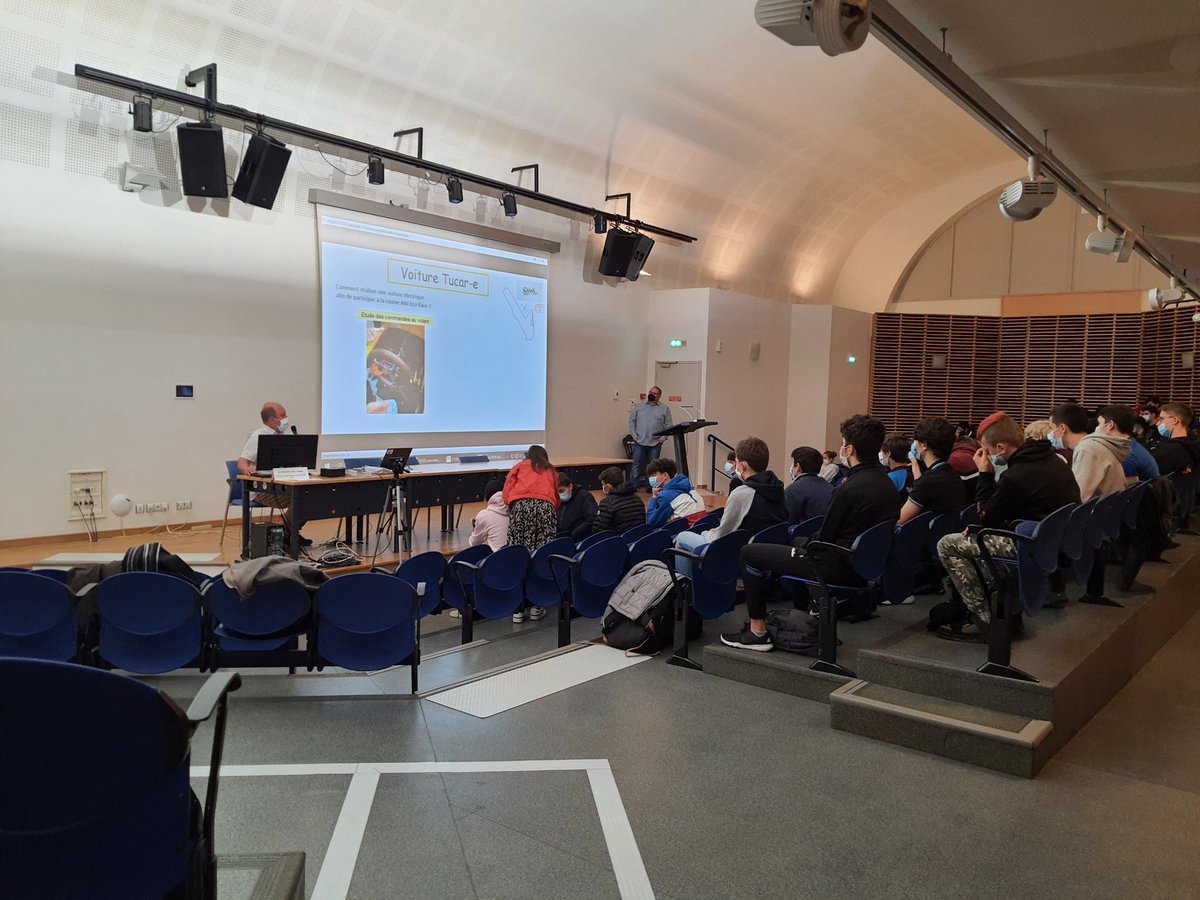 ckouday's tweet photo. #orientationpost2gt  presentations filières techno aux élèves de 2gt du lycée rascol. Merci et bravo les intervenants élèves et profs! Infos claires et efficaces,  échanges riches, écoute bienveillante. Nos élèves ont apprécié. Tres fier de cette fructueuse action inter-lycees. https://t.co/AWtbfsmbVs
