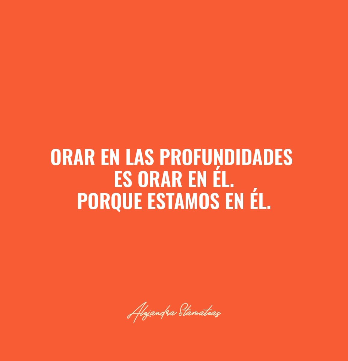 AlejandraStamat's tweet photo. “OÍRLO A ÉL” 🙌🏻
.
.
#AlejandraStamateas #Charlas #Martes #Jueves #Presencial #Online #Frases #Compartir #Edificar #Edificados https://t.co/Hapg4lDYip
