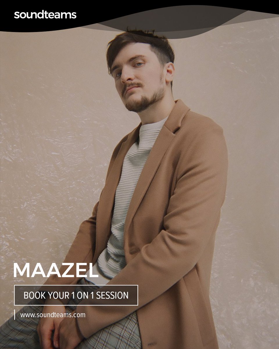 maazelbeats's tweet photo. I'm now available for 1-on-1 sessions on Soundteams!! If you're looking for feedbacks on a track you're working on, music production tips, or anything else music related, book yours now ⚡️

https://t.co/5SzCUqOHk0 https://t.co/szpslGvp6w