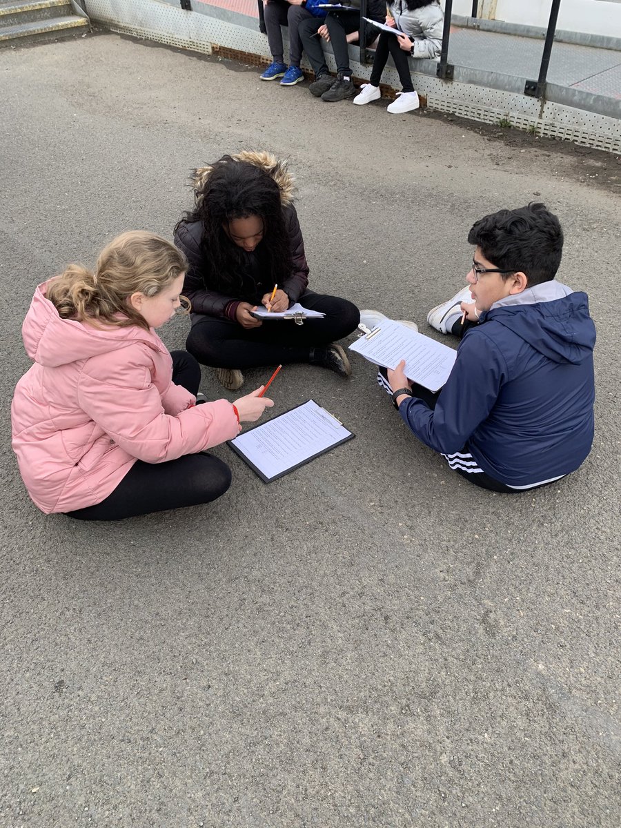 P7bMiss's tweet photo. P7b carrying out their Easter Maths Hunt using their knowledge on the four operations and then checking their answers using their iPads and QR codes. Great learning outdoors. @WallacewellPS https://t.co/uqOYfB5nSo