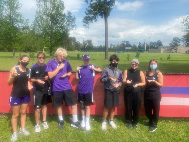 Lptwain02's tweet photo. Willis JV tennis  played some winning matches at the JV Oak Ridge tournament on Thursday. No medals were awarded, so they are showing their imaginary ones. https://t.co/YSaYXvuMj7