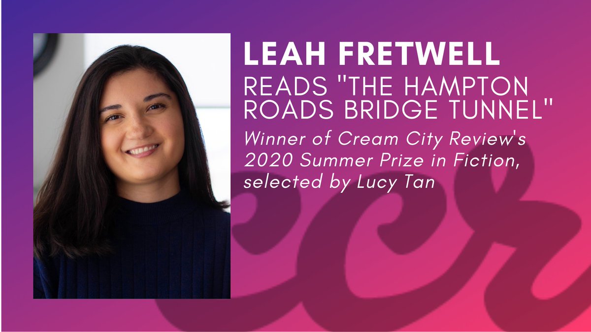 creamcityreview's tweet photo. We're delighted to announce that our 2020 prize spotlights are up on our website! Listen to Leah Fretwell, @rlackey15, @mspicone, and @caro___chavatel read from their winning pieces, all of which appear in CCR 44.2. 

https://t.co/wfQPZ5bCHt https://t.co/Ao3s2CU3aH