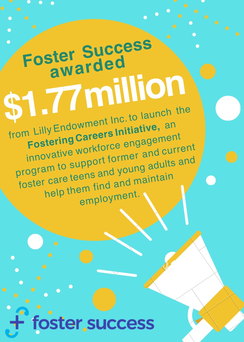 ‼️HUGE announcement‼️  Thank you <a href="/lillyendowment/">Lilly Endowment</a>  for this transformational gift to support our new program, the Fostering Careers Initiative. #workforce #philanthropy 🎉 🎊lillyendowment.org/news/grants-wi…