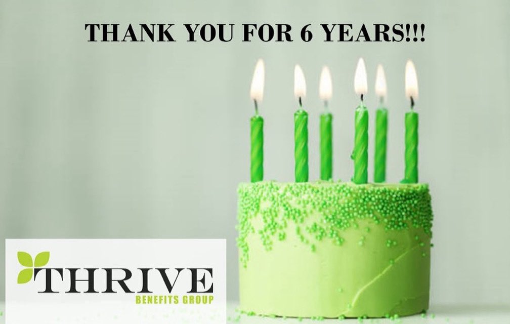 Thank you to all of our business clients and supporters! We turned 6 this month! #thankyou #Anniversary