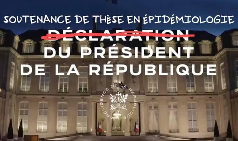 NinuweDescamps's tweet photo. #Macron20h : 

            soutenance de thèse en épidémiologie d’@EmmanuelMacron https://t.co/tzpCfD0XYt