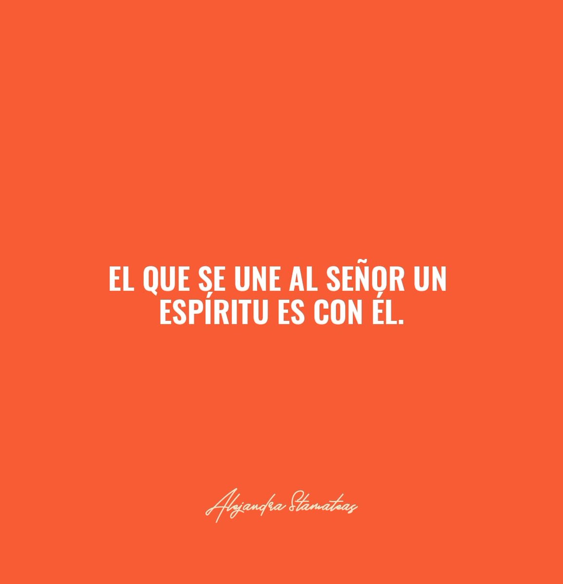 AlejandraStamat's tweet photo. “OÍRLO A ÉL” 🙌🏻
.
.
#AlejandraStamateas #Charlas #Martes #Jueves #Presencial #Online #Frases #Compartir #Edificar #Edificados https://t.co/TlE3vyspBD