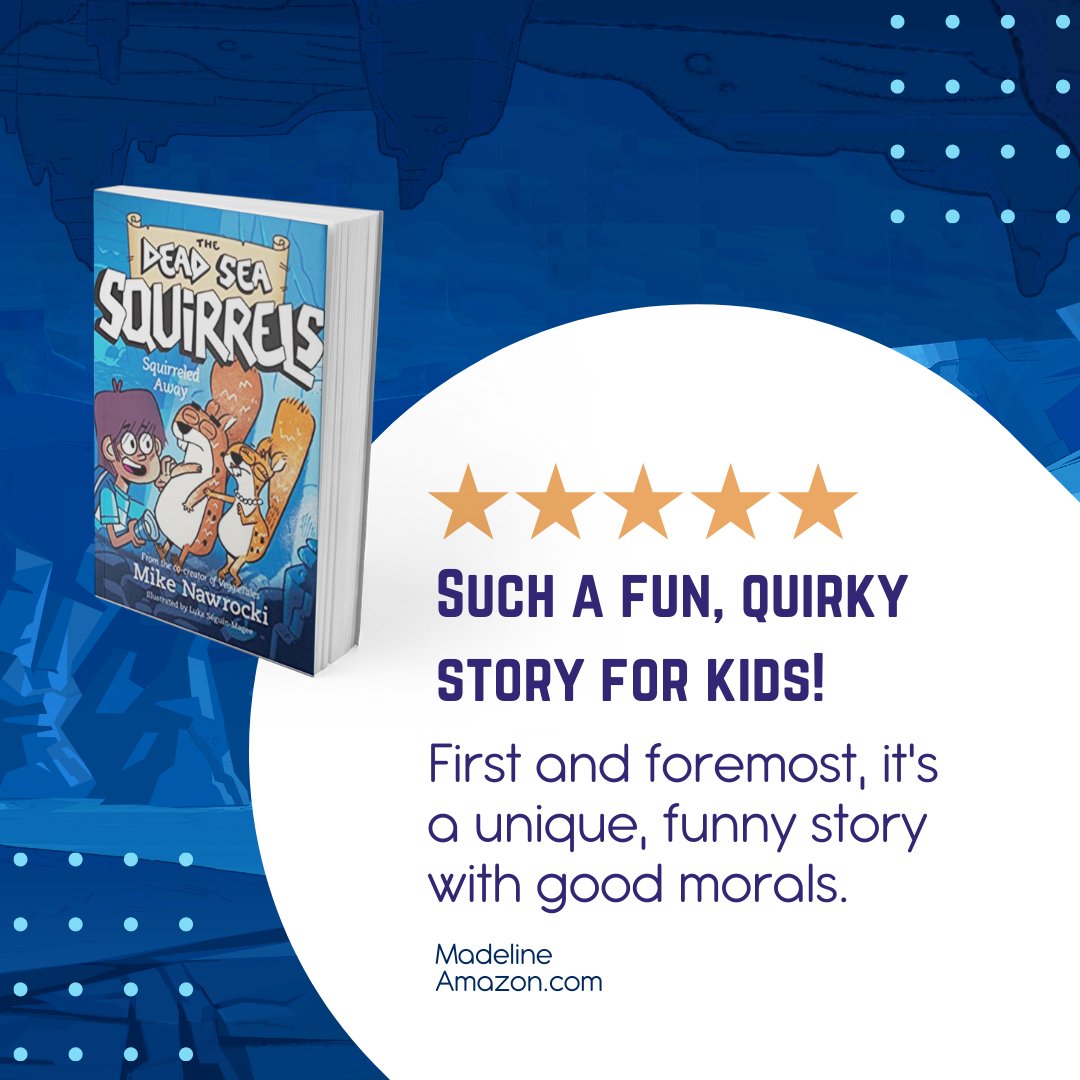 We love seeing these 5 star Amazon Reviews of The Dead Sea Squirrels' early reader books!

Learn more about the upcoming animated series here: DeadSeaSquirrels.com