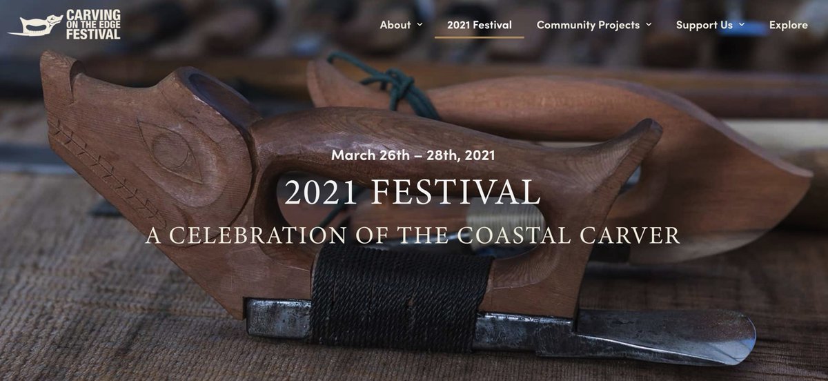 Carving on the Edge Festival is online this year. Check it out!!!
carvingedgefestival.com