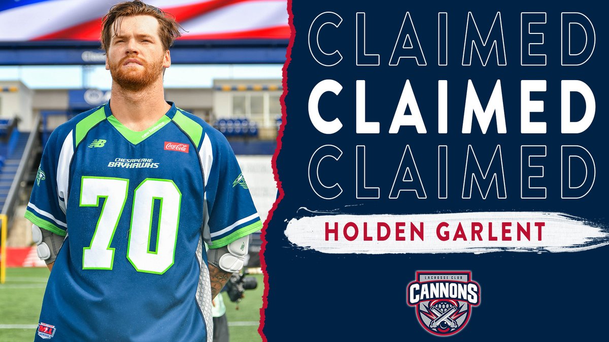 GriffsMLax's tweet photo. Congratulations to former Canisius defenseman Holden Garlent (@Garlent27) on being claimed by @PLLCannons during the league's waiver wire period! 

#GriffsinthePros 

🔗 - https://t.co/IFAuVAnLO2 https://t.co/GHVcN3Umdt