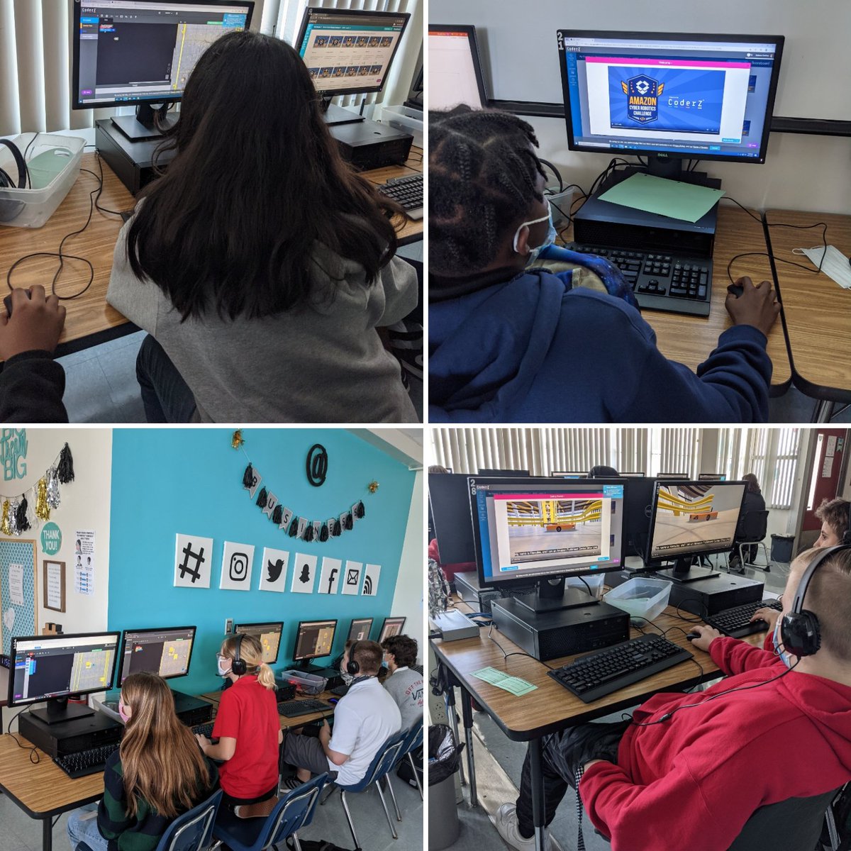c_zillmann's tweet photo. Trying out @GoCoderZ's Amazon Cyber Robotics Challenge!! Great introduction to coding!! @Smsvcs1 #coding #AmazonCyberRoboticsChallenge #GOCODERZ https://t.co/A7No4IbTLH