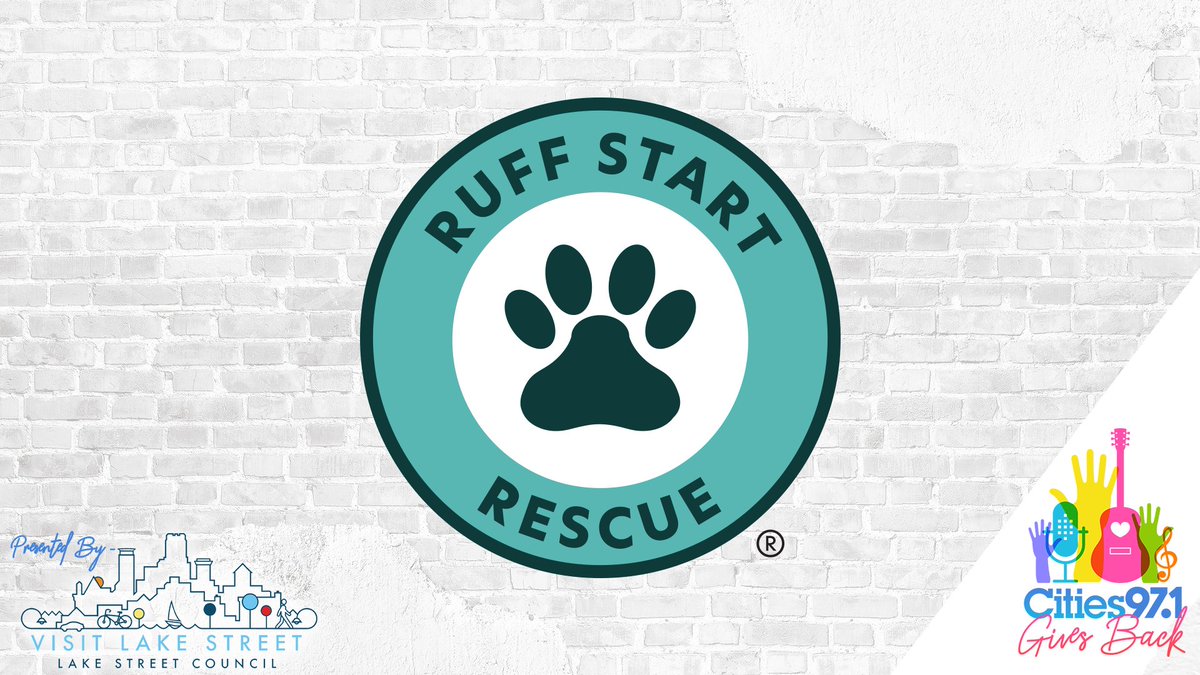 cities97radio's tweet photo. This month as part of #CitiesGivesBack presented by @VisitLakeStreet we recognize @ruffstartrescue, an org dedicated to saving the lives of at-risk animals. Get more info at https://t.co/T8jfY2Q5fu
#whateverittakes #ruffstartrescue https://t.co/oJt1DBCkaV