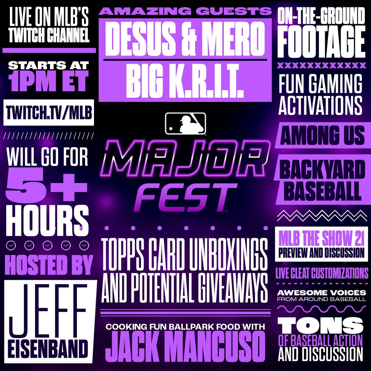 SocialProDaily's tweet photo. MLB Welcomes Opening Day With 6-Hour Livestream on Twitch: https://t.co/sTBWVDRnlH @mlb #mlb #OpeningDay2021 #MajorFest #twitch https://t.co/JSB3iKddGc