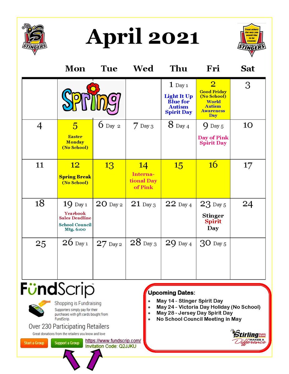 Here's the "buzz" for April!
