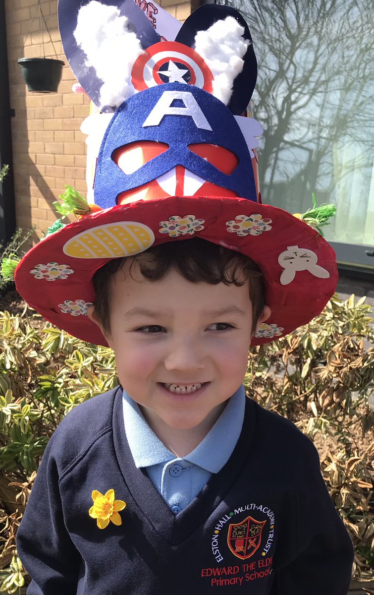 edwardeldersch's tweet photo. The children in Reception just love to pose!! We have never seen so many colourful eggs, bunnies, feathers and chicks! We have had such an amazing Easter Bonnet day! #littledivas https://t.co/nJdQGBZM1d