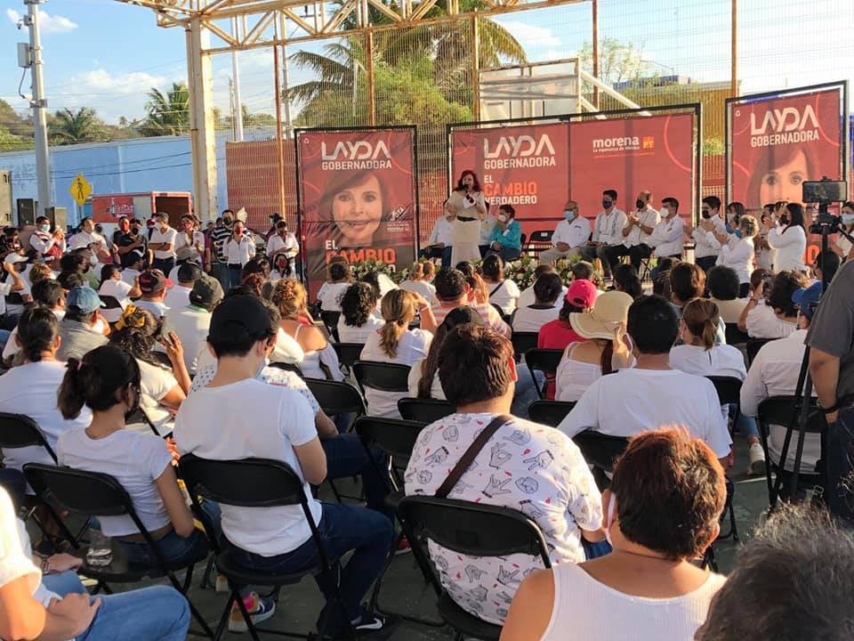 Integrantes de #FuerzaTurquesa sostuvimos una reunión con la candidata de Morena a la gubernatura de #Campeche <a href="/LaydaSansores/">Layda Sansores</a>
Vamos #ConMásFuerza por mejor educación, así como por igualdad de derechos y oportunidades para las mujeres.