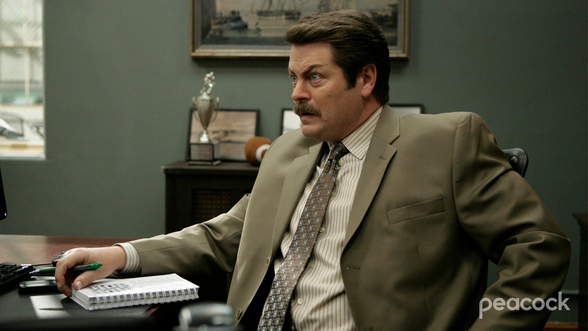 peacock's tweet photo. TFW you have 93 meetings today. https://t.co/eOhwNS0oKX