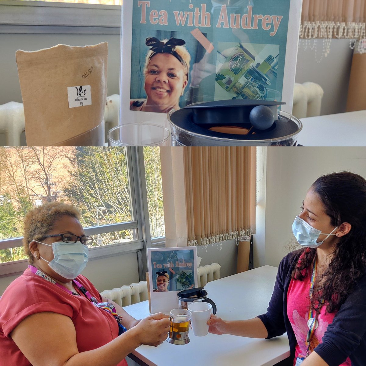 PauDBY's tweet photo. Looking after our mental health at work 💕 what a lovely idea from @FlygypsyAudrey https://t.co/vfyHgvnZkw