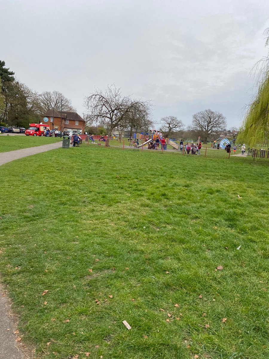 Out and about patrolling Eton Grove Park, Roe Green Park &amp; Surrounding Roads. Many people out enjoying the warm weather this afternoon. Please remember to adhere to the Covid19 Guidelines.