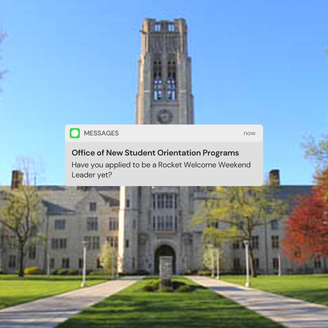 There are many benefits to volunteering for Rocket Welcome Weekend, including early move in to on-campus residential housing, and 20-30 verified volunteer hours that you can place on your resume! Apply to volunteer before Sunday, April 11th using the application link in the bio!