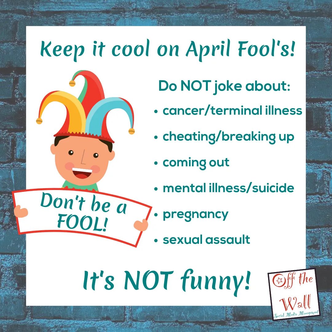 Viupcake's tweet photo. Just a heads-up for tomorrow. If you joke about these things please know that you're causing extreme and unnecessary anxiety in others.
Just put mentos in someone's soda and call it a day, alright? #AprilFoolsDay #apirlfools https://t.co/pIN6BPyRMC