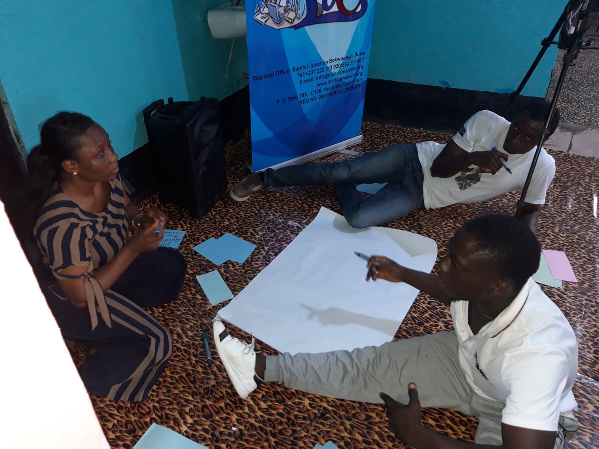 Today, staff of the <a href="/loyocameroon/">LOYOC Cameroon</a>'s field office in Buea had an in house training on program design and facilitation. we also had some external participants. 
#loyoc #youthcan