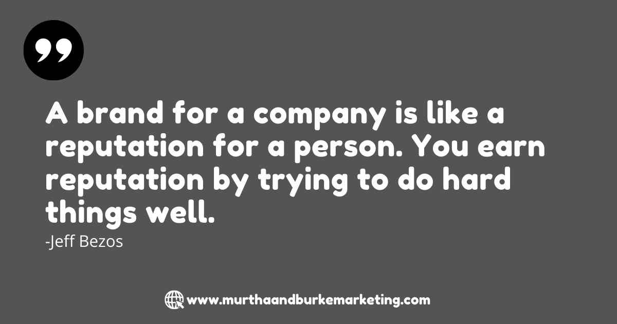 MBmedia_'s tweet photo. A brand for a company is like a reputation for a person. You earn reputation by trying to do hard things well.
#MBAdvertising #MBMarketing #murthaburke #FacebookMarketing #socialmediamarketing #twittermarketing #instagrammarketing #ico #ieo #blockchain https://t.co/RRQX9RNvfX