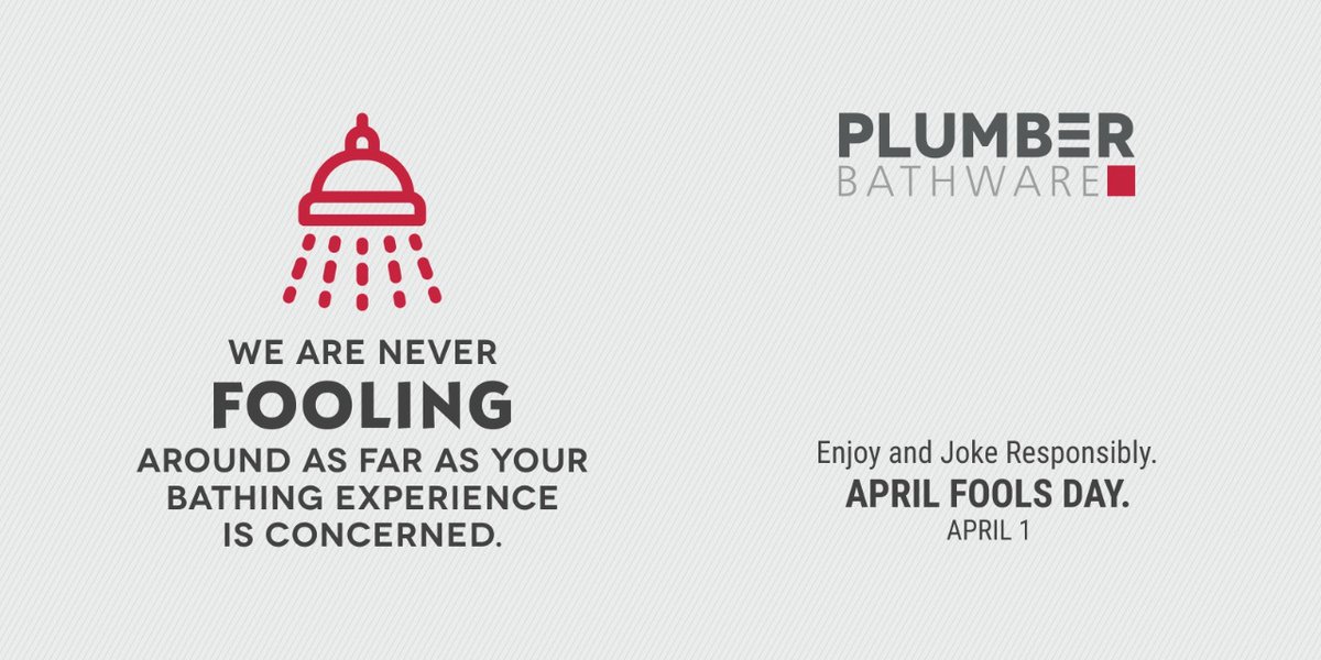 PlumberBathware's tweet photo. Have a good laugh today. Stay safe, Stay sharp. Happy April Fools Day. 
#AprilFoolsDay  #AprilFoolsDay2021  #AprilFools #AprilFoolsprank  #funny  #Joke  #PlumberBathware #LuxuryForEveryone https://t.co/5UDlJqAQMX